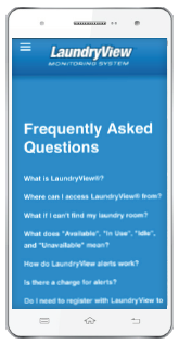 Access FAQs about laundry